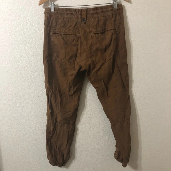 Anthropologie Highwaisted Jogger Style BoHo Pants in Brown - Size S - Picture 7 of 11